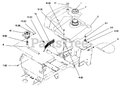 Toro 72046 (265-H) - Toro Lawn & Garden Tractor (SN: 069000001 - 069999999) (1996)