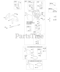 Briggs & Stratton 196432-1007-E1 - Briggs & Stratton Horizontal Engine CARBURETOR