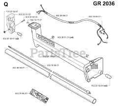 Jonsered GR 2036 - Jonsered String Trimmer (2000-10) SHAFT