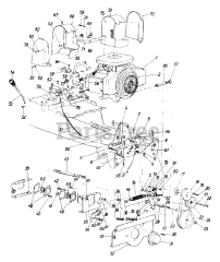 White Outdoor GT-1855 (142-996-190) - White Outdoor 50" Garden Tractor (1992)