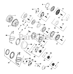 Kohler K301-47742 - Kohler K-Series Engine, Made for Wheel Horse, 12hp, 9kW Flywheel 13-10-508 (TP-2097)
