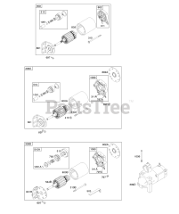 Briggs & Stratton 381447-0146-E1 - Briggs & Stratton Horizontal Engine Electric Starter