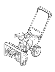 Yard Machines 31A-32AD762 - Yard Machines Snow Thrower (2009) (Lowes)