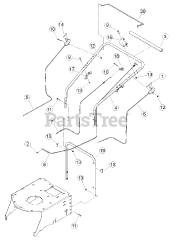 Bear Cat WV 190 S - Bear Cat Walk-Behind Vacuum, 190cc Briggs & Stratton (SN: H07102 & Above) Handle Bar (Self-Propelled)