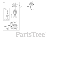 Briggs & Stratton 44L777-0282-B2 - Briggs & Stratton Vertical Engine Electric Starter