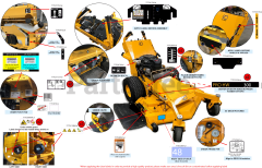 Cub Cadet PRO HW 300 348 (55RI6HNS050) - Cub Cadet Walk-Behind Mower (2022) Label Map
