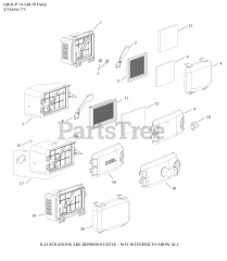 Kohler XTX775-3121 - Kohler XTX Series Engine, Made for MTD, 7.75 ft-lbs, 173cc 10 Air Intake