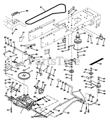 Husqvarna LT 125 (954002711-B) - Husqvarna Lawn Tractor (1995-01) Drive
