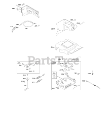 Briggs & Stratton 20M214-0539-E2 - Briggs & Stratton Horizontal Engine Controls, Governor Spring