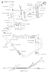 Husqvarna 343 F - Husqvarna Brush Cutter (SN: 20043100001 - 20064000000) HANDLE &amp; CONTROLS 2