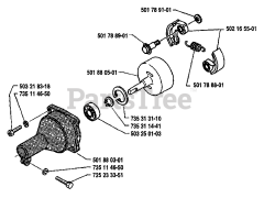 Husqvarna 18 RL - Husqvarna String Trimmer (1988-05) Clutch Housing