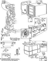 Briggs & Stratton 190432-3100-01 - Briggs & Stratton Horizontal Engine Fuel Tank Groups, Primer