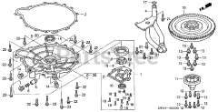 Honda BF130 A2 XA (BZBE) - Honda Marine Engine, Made in Japan (SN: BZBE-1300001 - BZBE-1400000) OIL PUMP