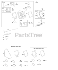 Briggs & Stratton 19L237-0119-F1 - Briggs & Stratton Horizontal Engine Cylinder Head, Gasket Set - Engine, Gasket Set -Valve