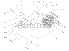 Toro 72084 (266-H) - Toro Yard Tractor (SN: 069000001 - 069999999) (1996)