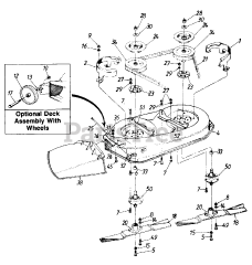 MTD 131-350D000 - MTD Lawn Tractor (1991) Parts