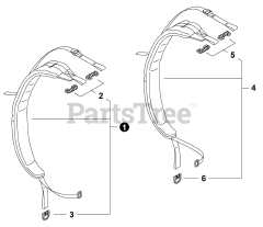 Echo PB-5810 H - Echo Backpack Blower (SN: P63215001001 - P63215999999) Harness