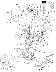 MTD 13618S - MTD Lawn Tractor (1985)