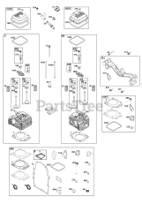 Briggs & Stratton 305447-0600-G1 - Briggs & Stratton Horizontal Engine