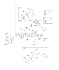 Briggs & Stratton 14B932-0013-H1 - Briggs & Stratton Vertical Engine Cylinder Head, Gasket Set-Valve, Valves
