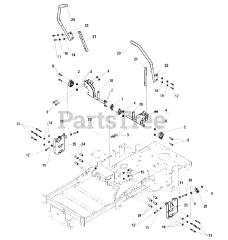 Massey Ferguson ZT 2450 (5900728) - Massey Ferguson 50" Zero-Turn Mower, 24hp Briggs & Stratton