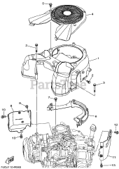 Gravely 08201322 - Gravely MX825v Yamaha Replacement Engine