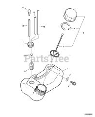 Echo SRM-210 - Echo String Trimmer (SN: 10001001 - 10999999) Fuel System