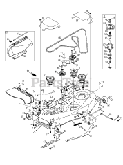 MTD 13AP925P004 - MTD Gold Lawn Tractor (2013)