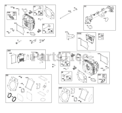 Briggs & Stratton 61A277-0102-J1 - Briggs & Stratton Horizontal Engine Cylinder Head Group