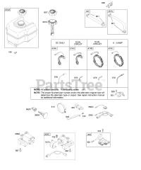 Briggs & Stratton 20A414-0113-E1 - Briggs & Stratton Horizontal Engine Alternator, Electric Starter, Fuel Supply, Ignition