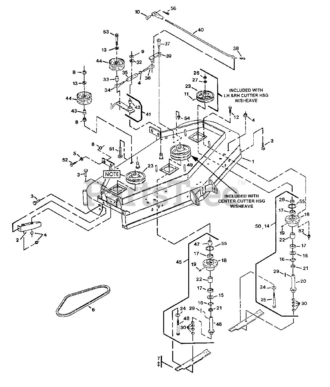 Exmark V5216BVH Exmark 52" Viking WalkBehind Mower, 16HP Briggs
