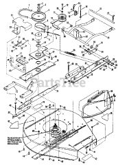 Snapper LT 125G38AB (80377) - Snapper 38" Lawn Tractor, 12.5hp