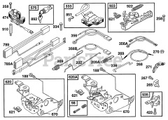 Briggs & Stratton 12S802-0892-01 - Briggs & Stratton Vertical Engine Elect, Brake, Controls