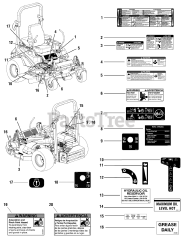 Ferris IS 3100Z (5900736) - Ferris IS3100Z Series 61" Zero-Turn Mower, 32hp Briggs & Stratton, CARB