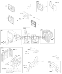 Briggs & Stratton 201412-0131-E1 - Briggs & Stratton Horizontal Engine