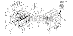 Honda EM4000SX AT1 (EBRC) - Honda Generator, Made in China (SN: EBRC-1000001 - EBRC-1499999) LABELS