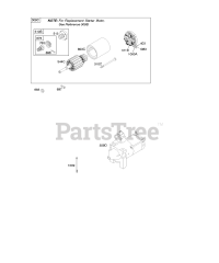 Briggs & Stratton 294447-1046-E2 - Briggs & Stratton Horizontal Engine Electric Starter