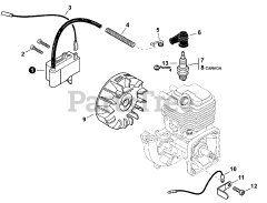 Echo PPF-225 - Echo Pole Saw (SN: E03214001001 - E03214999999) Ignition