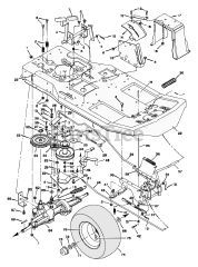Murray 30540x29A - Murray 30" Rear-Engine Riding Mower (1997) Motion Drive