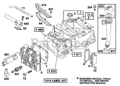 Toro 20901 B - Toro 48cm Rear Bagging Walk-Behind Mower (SN: 020000001 - 029999999) (1992)