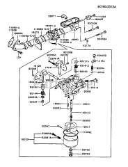 Kawasaki FB460V-BS32 - Kawasaki Engine CARBURETOR