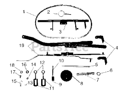 Gravely 515114 - Gravely 42" to 40" Deck Replacement Kit for ZT Series Mower