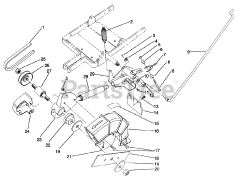 Toro 58411 - Toro Edger, 2hp (SN: 000000001 - 000999999) (1990)