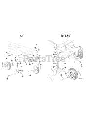 White Outdoor ZT-50 (17AK2ACP290) - White Outdoor 50" Zero-Turn Mower (2008)