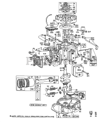 Toro 62850 - Toro Shredder (SN: 002000001 - 002999999) (1972) Engine, Briggs  Stratton Model No. 130902-0333-01