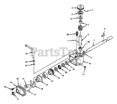Echo LM-212 PB - Echo Walk-Behind Lawn Mower Drive System - Exploded View