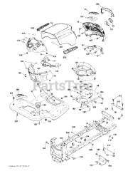 Poulan Pro PP 19H46 (960420190-00) - Poulan Pro Lawn Tractor (2015-08)