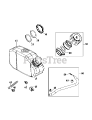 MTD 1X65RU - MTD Engine 1X65RU Fuel Tank