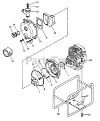 Echo WP-3000 - Echo Water Pump (SN: F7299 - F9999)