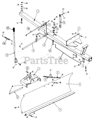 Snapper 7060379 - Snapper 48" Dozer Blade Attachment for MF Series